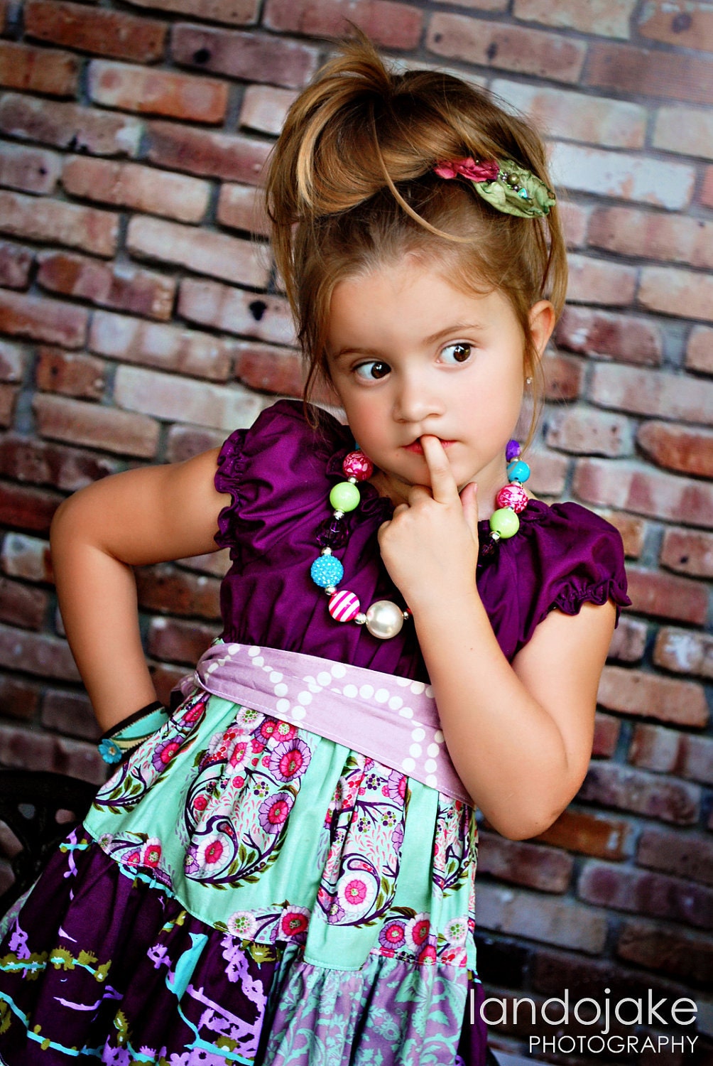 M2M Corinna Couture Viola Chunky Necklace for Little Girls