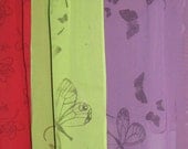 SALE 3 for 50\/red, green and plum scarves