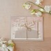 Watercolor Rustic Wedding Invitation, Vintage, Whimsical, Calligraphy invitation with jute twine and monogram tag-