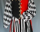 MADE TO ORDER Renaissance Foole Jester Costume - Men or Ladies