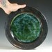 SALE Dinner plate, handmade ceramic stoneware, platter serving dish, glazed in green moss metallic gray, handmade by hughes pottery