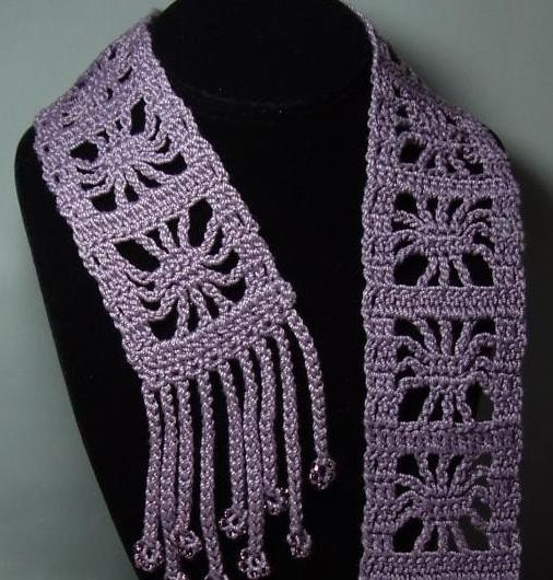 Spider Web Scarf