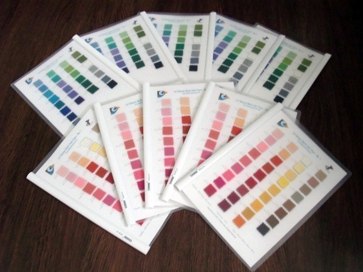 LBB Felt Fabrics Color Sample Chart - 63 Colors