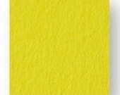 16" x 16" Sun Felt Quality Wool Felt Fabric  - BRIGHT YELLOW (No. 313)