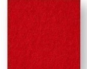 8" x 8" Sun Felt  Quality Wool Felt Fabric - CHILLI RED (No. 113)