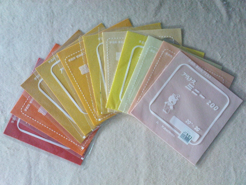 Choose Your Own Colors - 12 Pieces Sun Felt JUMBO (16" x 16") Felt Bundle