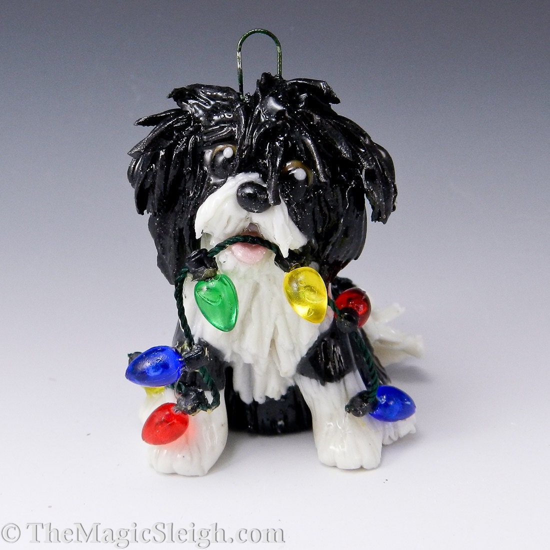 lhasa apso shih tzu ornament black and white by themagicsleigh lhasa apso shih tzu ornament black and white by themagicsleigh