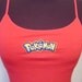 Pokemon Title Fuschia Pink Tank Top S Ladies