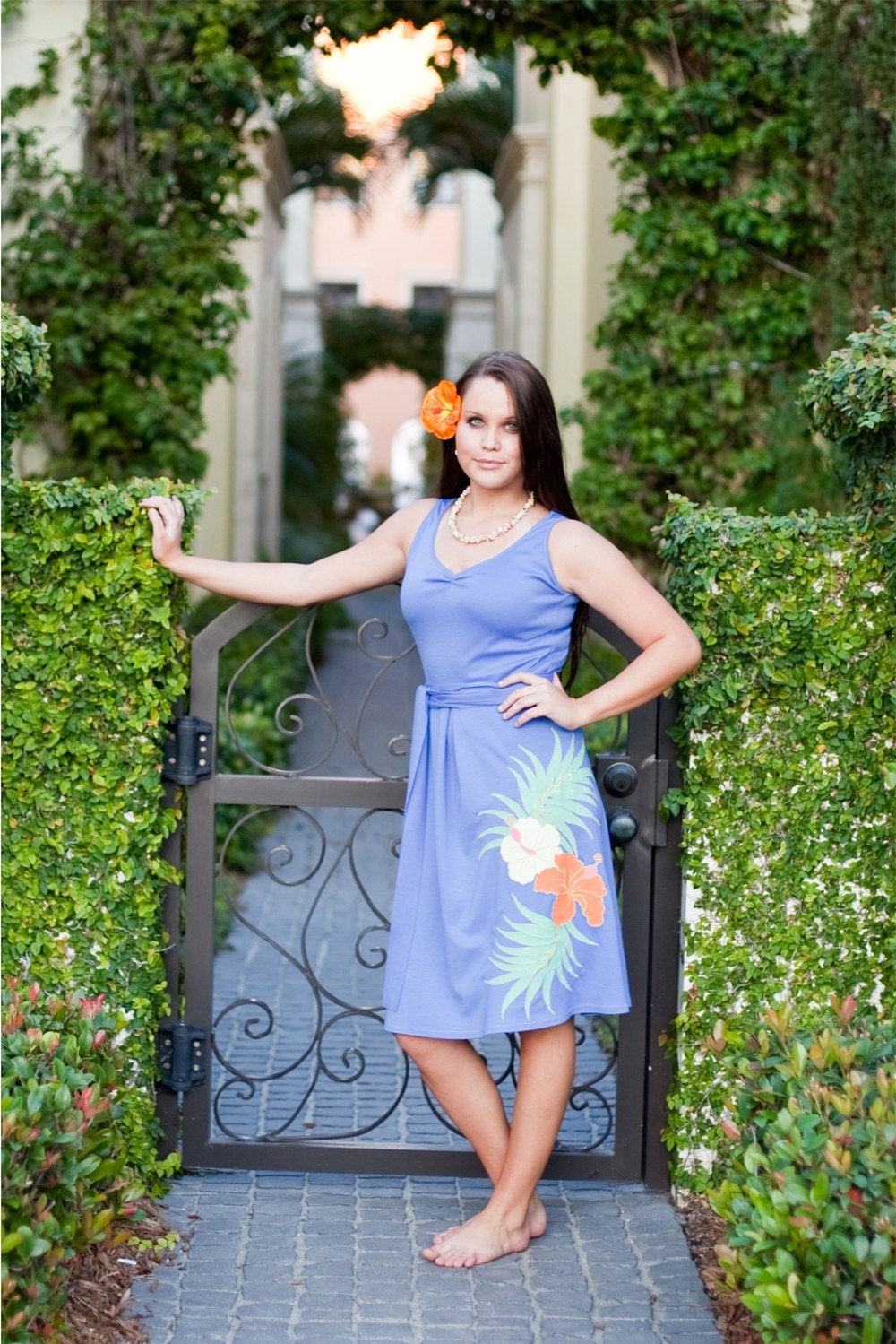beach wedding bridesmaid dress