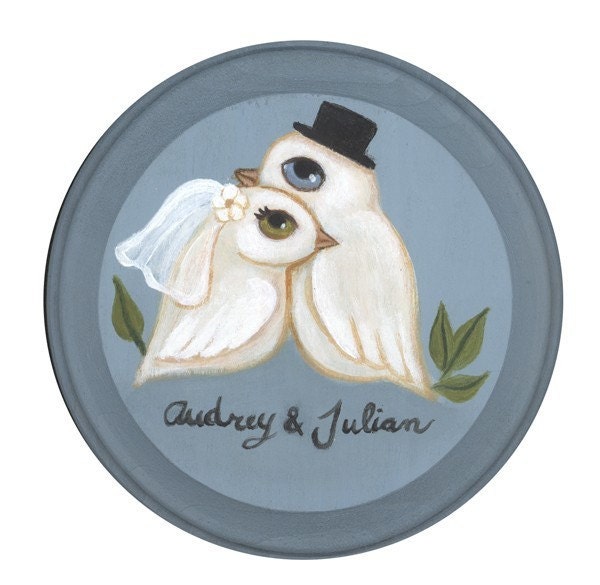 Something Blue Custom Wedding Painting