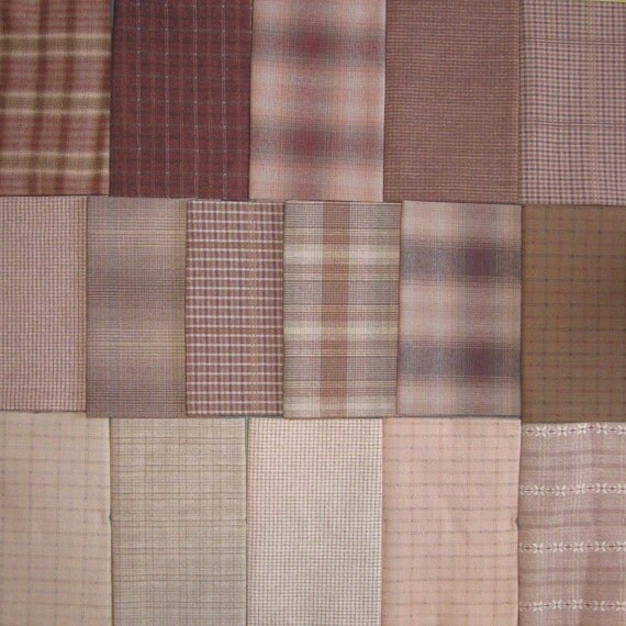 Japanese Taupe fabric 16 pink brown and by kallistiquilts on Etsy