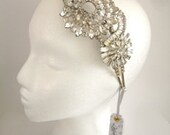 Diamante Vintage Double Headband - LaurelLime Diamante Vintage Double Headband - LaurelLime