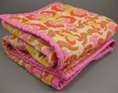 Stroller Quilt - Carseat Quilt - Blankie - Quilted Changing Mat - Amy Butler Baby Girl