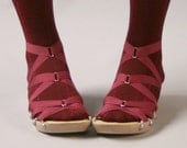 Size 10 - Low Maple Peeptoe RTW Mohop Shoes - mohop