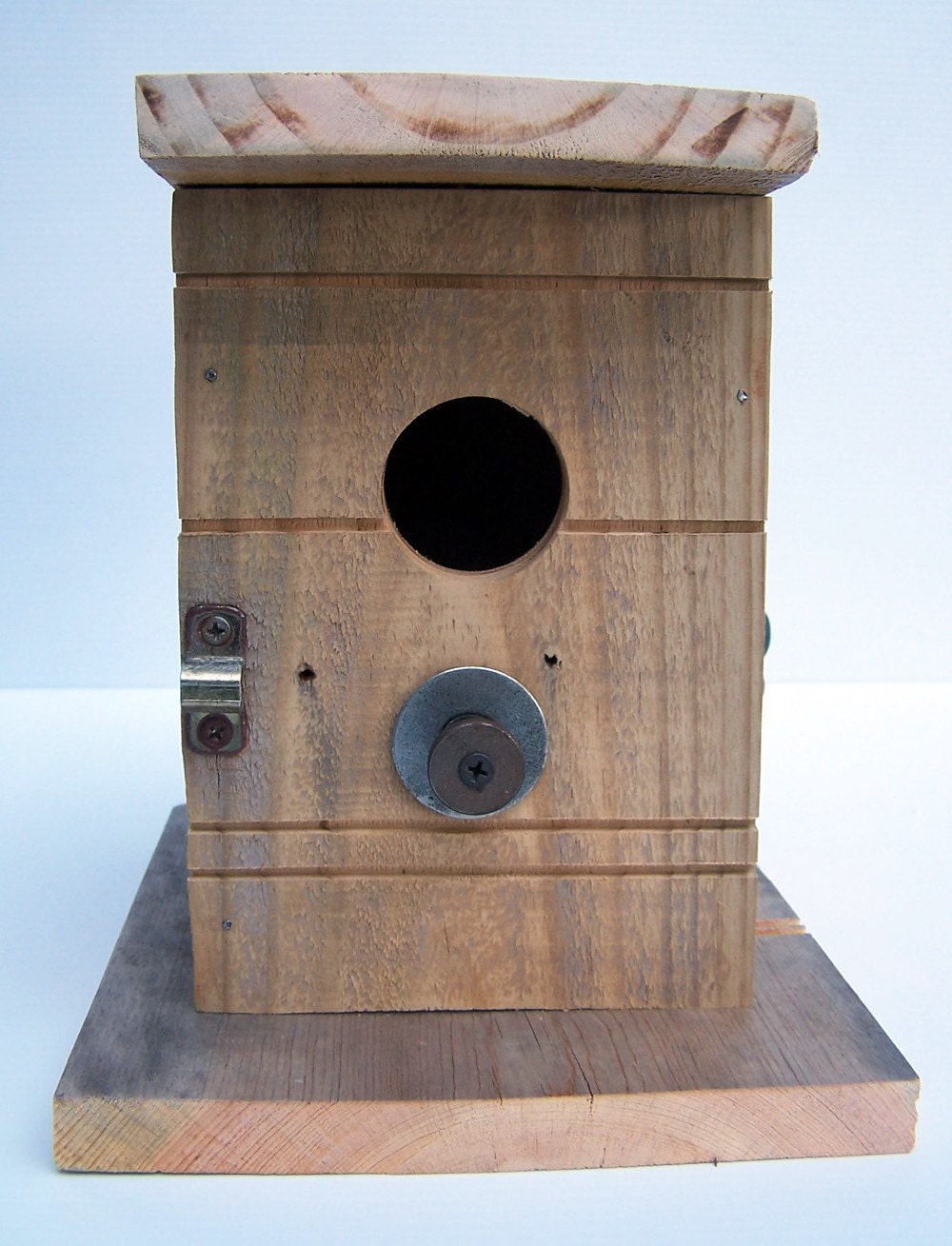 Natural Rustic Repurposed Birdhouse by Garageinc