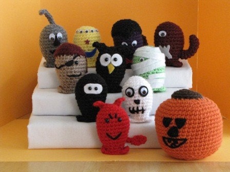 Halloween Bowling Set 2 - Crochet Pattern