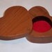 Heart Jewelry Box with Swivel Top