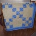 Hand Quilted Single Irish Chain Lap Quilt