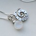 RESERVED Rainbow Moonstone Necklace Sterling Silver Doula