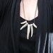 SALE - Cinq - Naturally Shed Deer Antler Point Tribal Statement Necklace