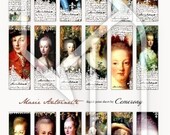 Marie Antoinette on Micropscope Slides Digital Collage Print Sheet no91