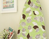 Ironing Board Cover - Flea Market Fancy - Leaf and Dot in Green and Brown