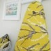 RESERVED for mom2babygirls - Ironing Board Cover - Sparrows in Vintage Yellow
