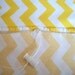 RESERVED for greymaggy - Chevron Ironing Board Cover in Yellow and White