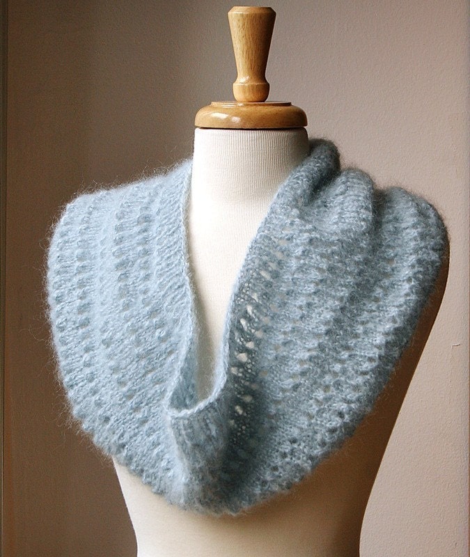 Infinity Scarf Knitting Pattern- Genevieve Cowl / Snood / Scarf - PDF KNITTING PATTERN