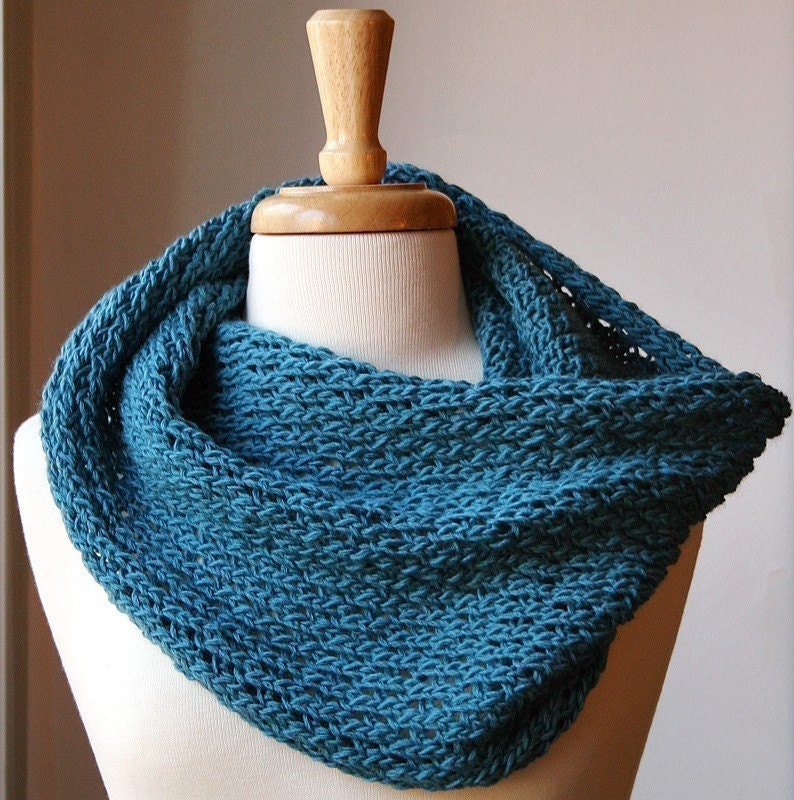 Scarf Knitting Pattern - Bridget Cowl / Snood / Infinity Scarf by Elena Rosenberg - PDF Knitting Pattern - DIY - AtelierTPK