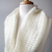 Snood Knitting Pattern - Genevieve Cowl Neckwarmer Scarf - Infinity Scarf - PDF Electronic Delivery
