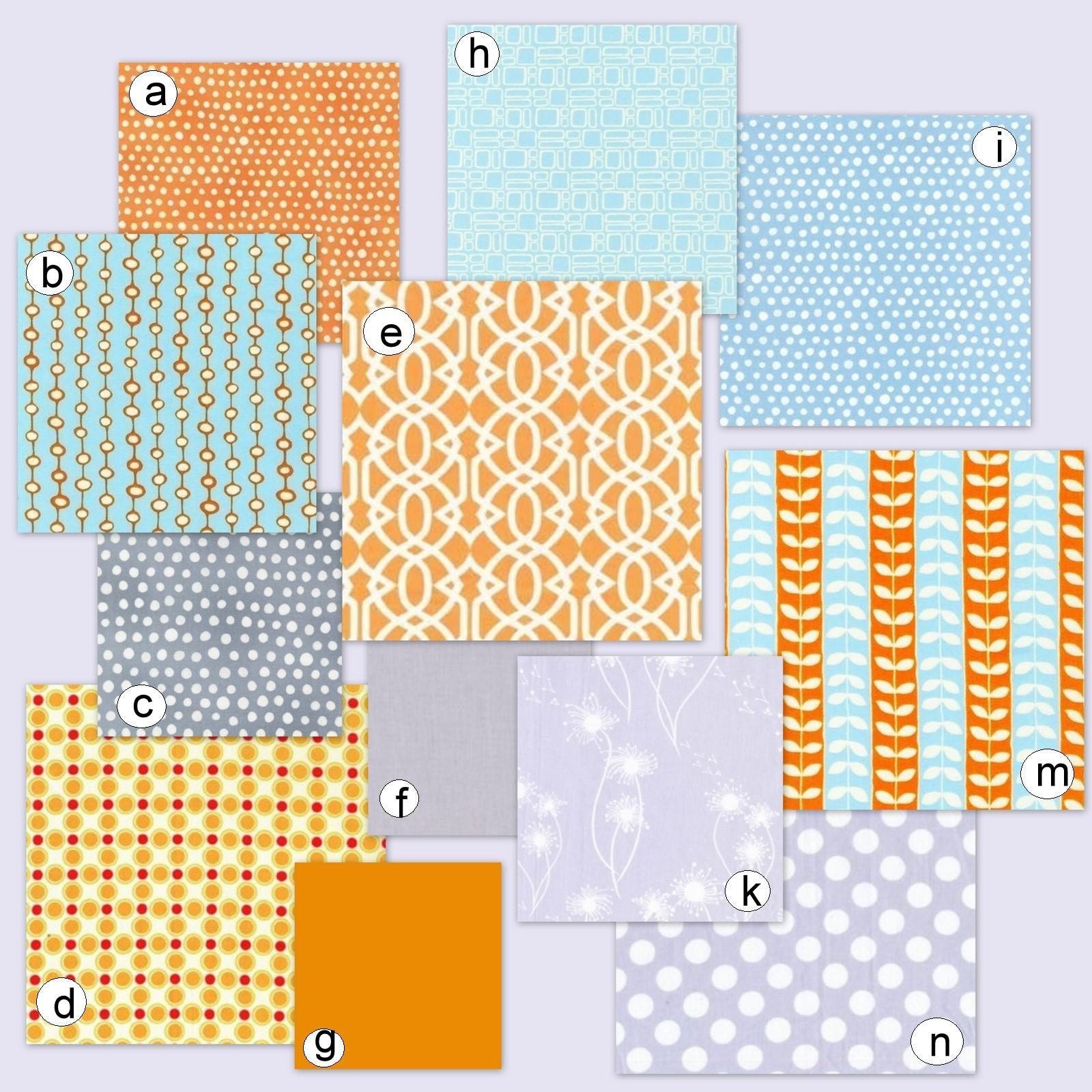 Custom Crib Bedding Set - Garden Trellis Afternoon