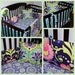 Custom Crib Bedding Set - Garden Trellis Afternoon