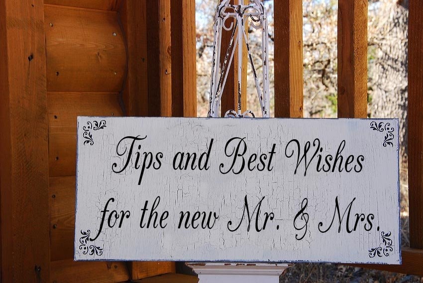 Best Wishes Wedding Signs Cottage Wedding Decorations Bride and Groom    best wishes signs