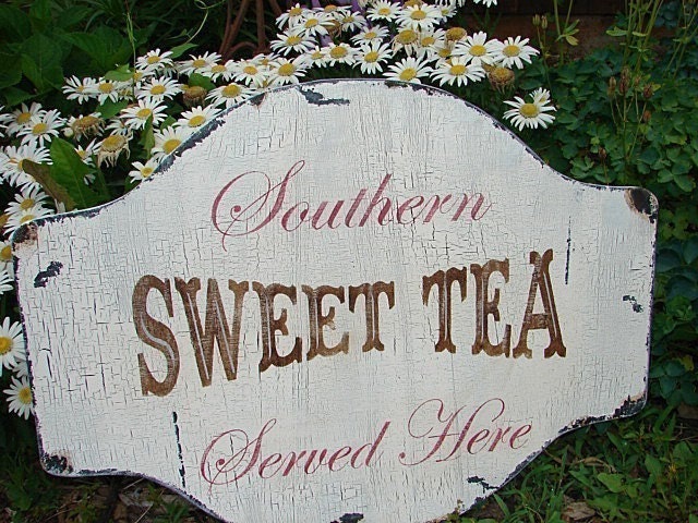 Southern SWEET TEA Cottage Signs 24X18 Home Decor