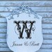 MONOGRAM Signs Custom Wedding signs Wedding decorations 22x16.5