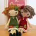 Cloth Doll Handmade All Natural Wool Autumn Colors Brunette DELAYED SHIPPING