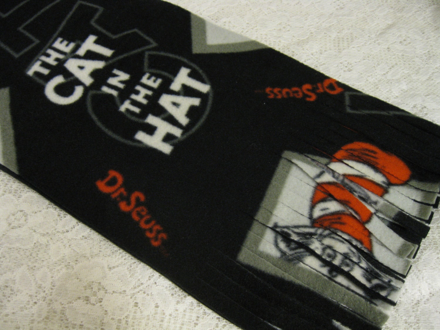 The Ultimate Cat in the Hat Winter  Fleece Scarf Dr. Seuss