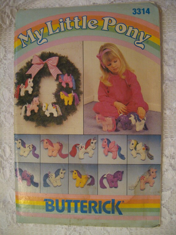 my little pony sewing pattern