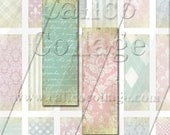 Shabby Designs - Instant Download Printable Digital Collage Sheet - 1x3 MicroSlide Size 142