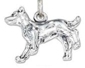 Jack Russell Sterling Silver Charm -- Complimentary Ribbon or Cord