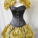 Bumble Bee Corset Outfit-Whole Corset Outfit-MADE FOR BUYER