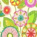 SALE Dandy Kaleidoscope Bright fabric by Alexander Henry, 1/2 yd