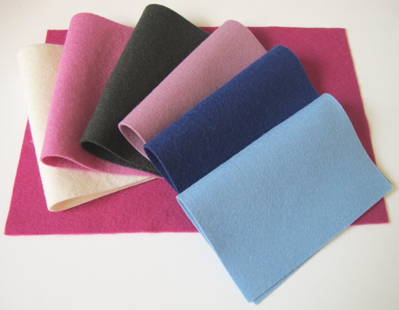 100% Wool Felt Kit, Matroyshka Tissue Cozy KIT