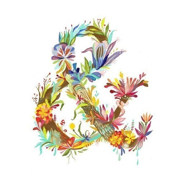 Land of Ampersand - 11x14 print - veritcal