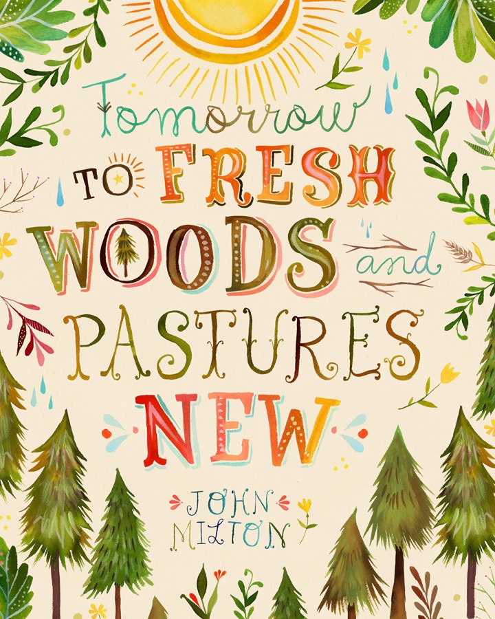 Fresh Woods- 8x10 print - vertical