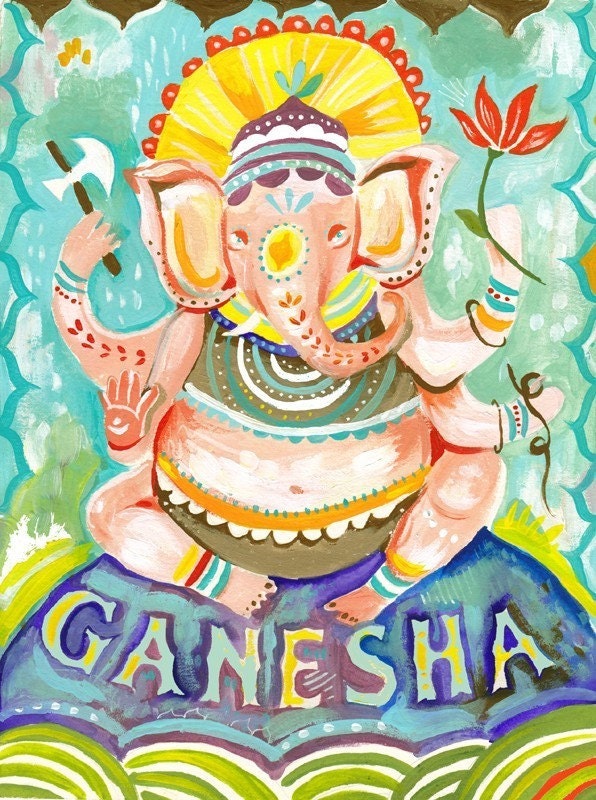 Ganesha- 8x10 print - vertical