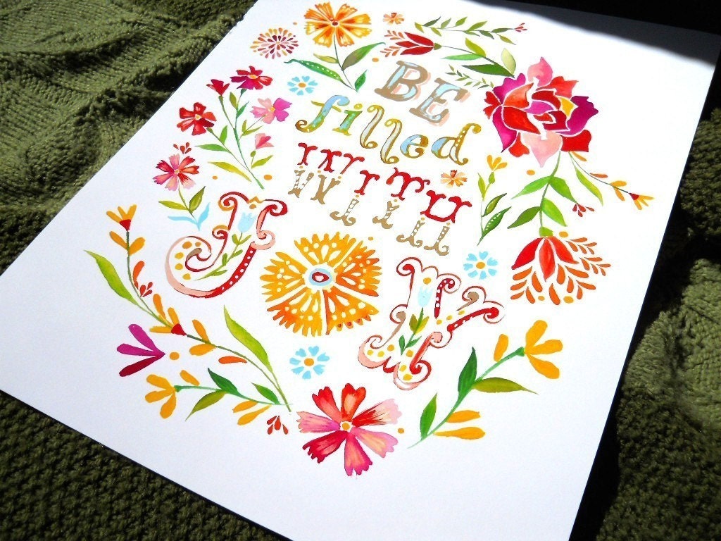 Lg Format Joy Print - vertical