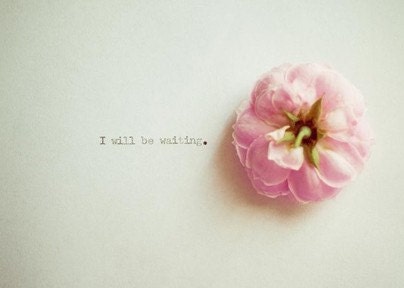I will be waiting (5x7 Unframed Original Fine Art Photograph)