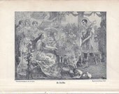 Digital Copy of St. Cecilia an 1897 wood engraving